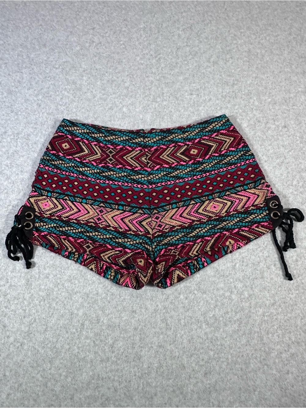 Ecote High-Waist Aztec Print Shorts